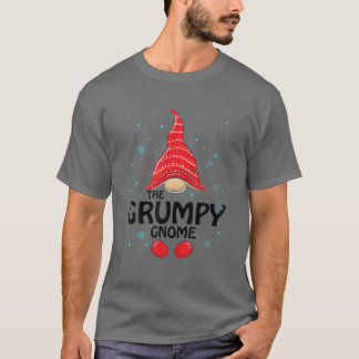 Grumpy Gnome Matching Family-kerstfeest T-shirt