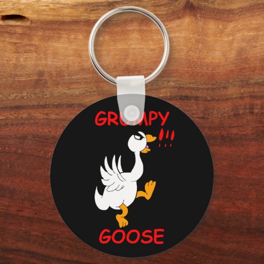 Grumpy Goose Sleutelhanger (Voorkant)