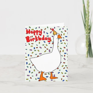 Grumpy goose verjaardagskaart feestdagen kaart