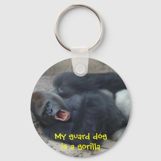 Grumpy Gorilla Sleutelhanger (Voorkant)