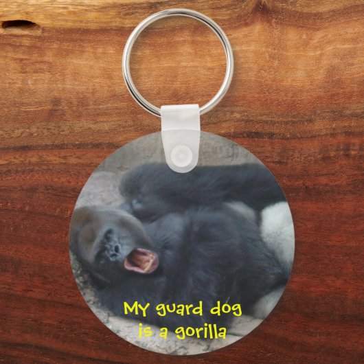 Grumpy Gorilla Sleutelhanger (Voorkant)