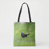 Grumpy Grackle-Canvas tas (Voorkant)