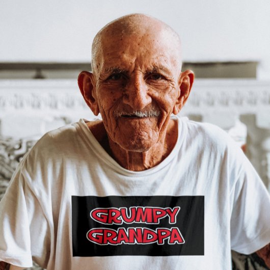 GRUMPY GRAMPS GRANDPA FUNNY T-SHIRY T-SHIRT
