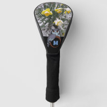 Grumpy Grandpa Owl Nesting Monogram Egg Foto