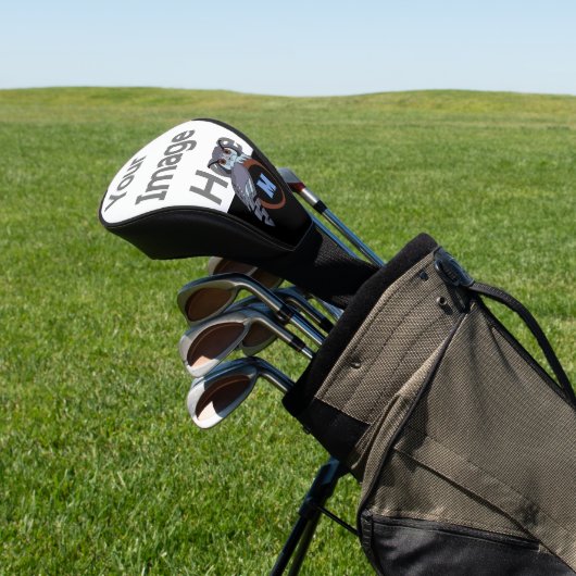 Grumpy Grandpa Owl Nesting Monogram Egg Foto Golfheadcover (Insitu)