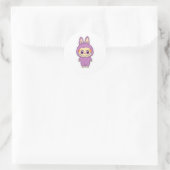 Grumpy Grape BunBite Ronde Sticker (Tas)