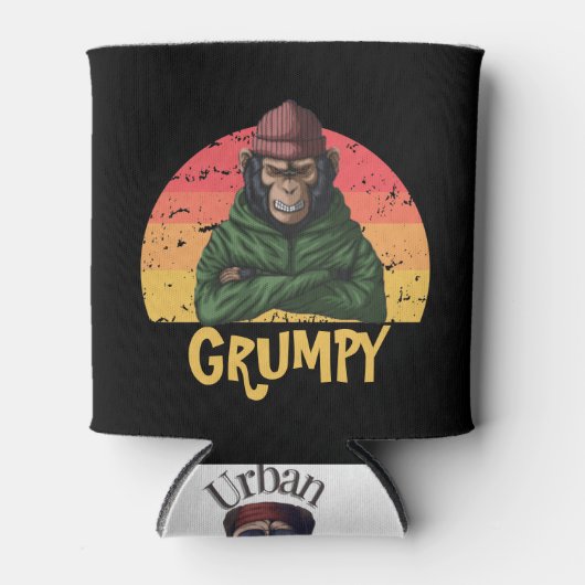 GRUMPY Groene Aap Blikjeskoeler (Voorkant)