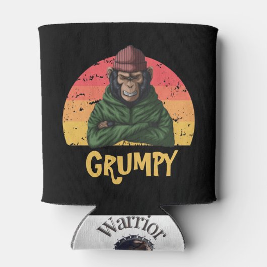 GRUMPY Groene Aap Blikjeskoeler (Achterkant)