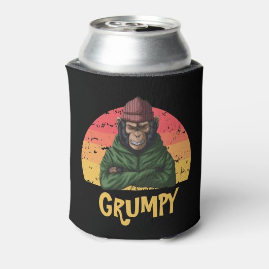GRUMPY Groene Aap Blikjeskoeler (Blikje Achterkant)