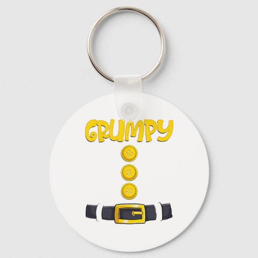 Grumpy Halloween Dwarf Costume Color Matching Sleutelhanger (Voorkant)