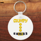 Grumpy Halloween Dwarf Costume Color Matching Sleutelhanger (Voorkant)
