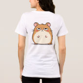 Grumpy Hamster - Grappige Schattigee Angry Pet Car Tri-Blend Shirt (Achterkant)