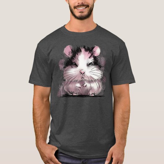 Grumpy Hamster T-shirt (Voorkant)