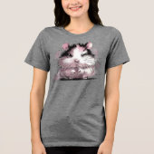 Grumpy Hamster Tri-Blend Shirt (Voorkant)