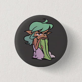 Grumpy Harpy Ronde Button 3,2 Cm