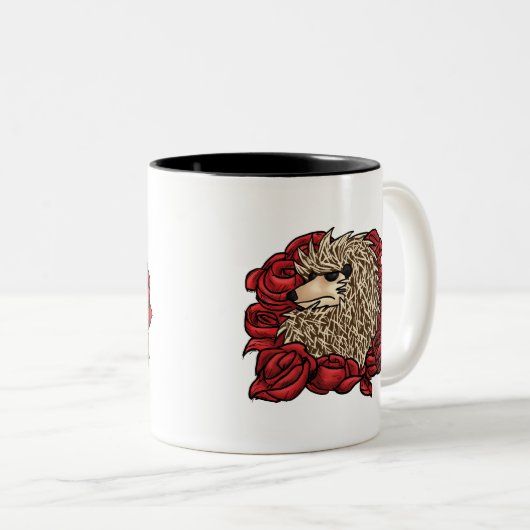 Grumpy Hedegel Mok met twee tonnen (Voorkant rechts)