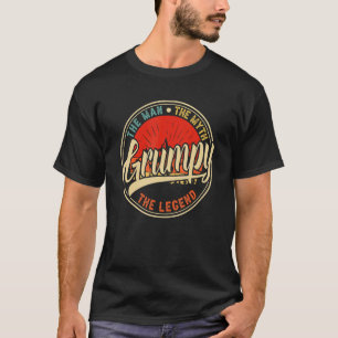 Grumpy Het Man De mythe De legende Vaderdag 1 T-shirt