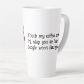 Grumpy Highland Koe & Google Coffee/Latte Mok (Rechterhoek)