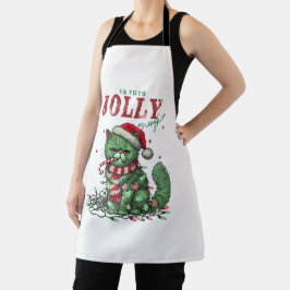 Grumpy Holiday Cat Schort