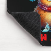 Grumpy is de nieuwe vrolijke kerstkat Sarcastic Cu Muismat (Hoek)