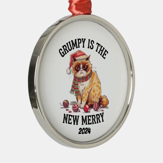 Grumpy is de nieuwe vrolijkheid metalen ornament (Rechts)
