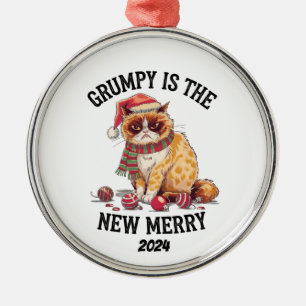 Grumpy is de nieuwe vrolijkheid metalen ornament
