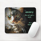 Grumpy is een lifestyle muismat (Met muis)
