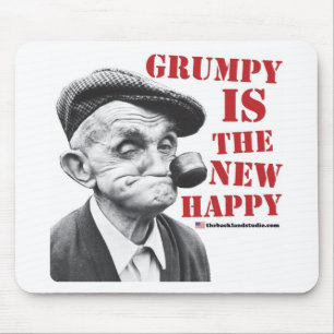 Grumpy is het nieuwe geluk muismat