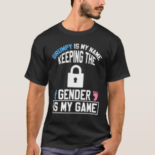 Grumpy is Mijn naam Genderbehoud is Mijn Spel Baby T-shirt