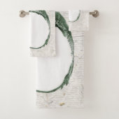 Grumpy japans kikker Toad 19e eeuw Bad Handdoek (Insitu)