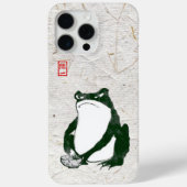 Grumpy japans kikker Toad 19e eeuw Case-Mate iPhone Case (Achterkant)