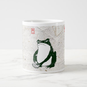 Grumpy japans kikker Toad 19e eeuw Grote Koffiekop