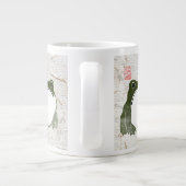 Grumpy japans kikker Toad 19e eeuw Grote Koffiekop (Achterkant)