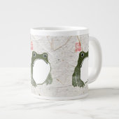 Grumpy japans kikker Toad 19e eeuw Grote Koffiekop (Voorkant rechts)