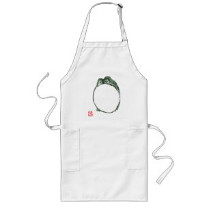 Grumpy japans kikker Toad 19e eeuw Lang Schort