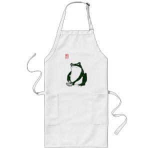 Grumpy japans kikker Toad 19e eeuw Lang Schort