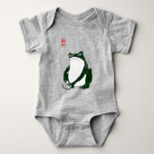 Grumpy japans kikker Toad 19e eeuw Romper (Voorkant)