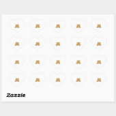 Grumpy kat met koffie hart sticker (Vel)