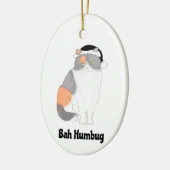 Grumpy Katie bah humbug kerstboomversiering Keramisch Ornament (Links)