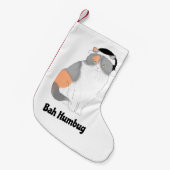 Grumpy Katie bah humbug met kerstmis Kleine Kerstsok (Voorkant (Hangend))