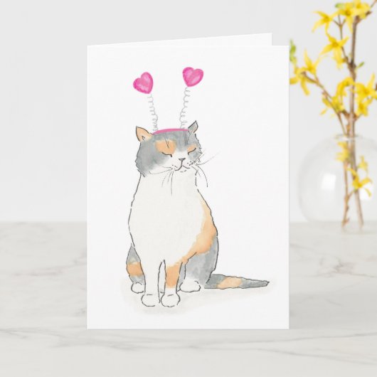Grumpy Katie Valentijnsdag card Kaart (Gele Bloem)