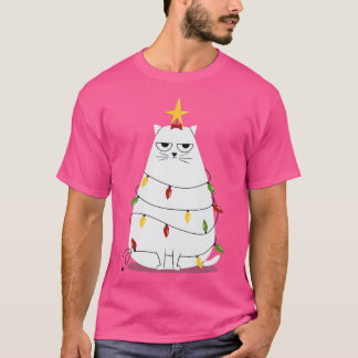 Grumpy kerstkat Gift Halloween Day Thanksgivi T-shirt