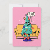 GRUMPY KERSTMIS ILLUSTRATIE ONTWERP FEESTDAGENKAART (Voorkant)