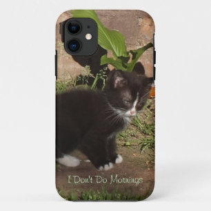 Grumpy Kitten - ik doe geen ochtendiPhone 5 Hoesje