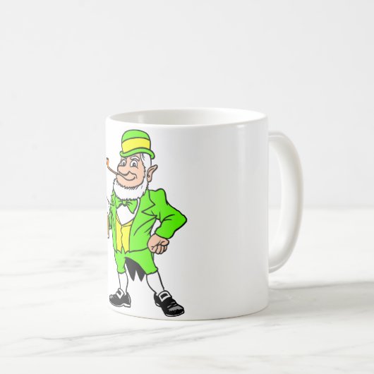 Grumpy Leprechaun Koffiemok (Voorkant rechts)