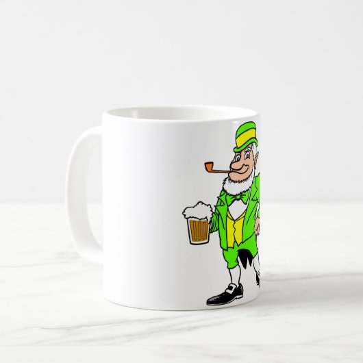 Grumpy Leprechaun Koffiemok (Voorkant links)