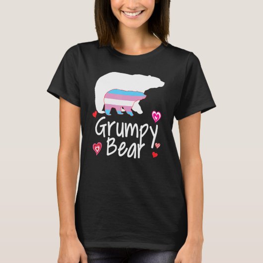 Grumpy LGBT Beer Transgender Rainbow LGBT Gay Lesb T-shirt (Voorkant)