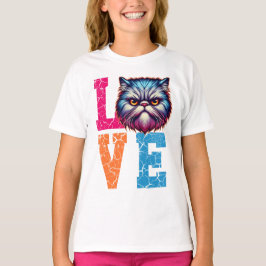 Grumpy Love Cat T-shirt