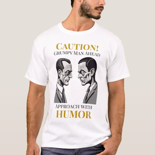 Grumpy Man T-shirt (Voorkant)