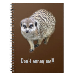 Grumpy meerkat notitieboek